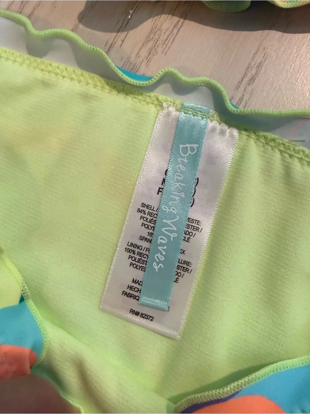 Breaking Waves Girls 8 Tropical Floral‎ 2 Piece Bikini Swimsuit NWT UPF 50+